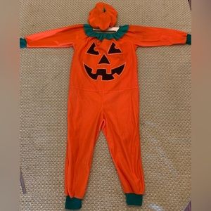 Kids Vintage Halloween pumpkin costume unisex size 4T